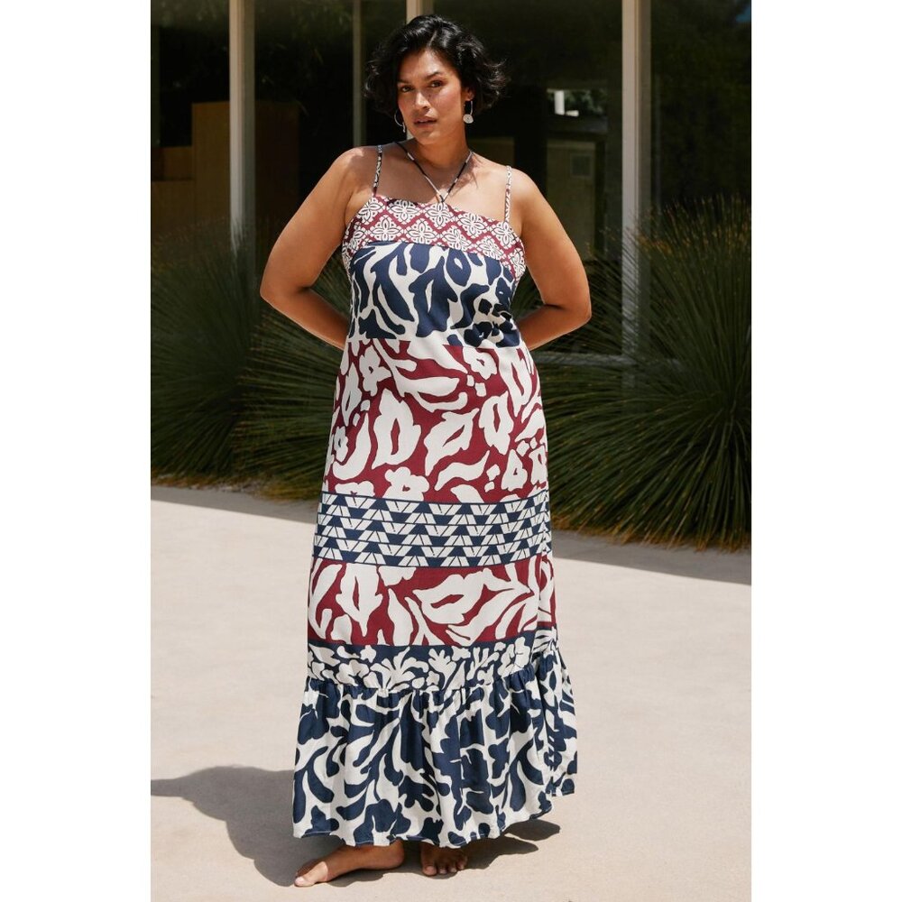 Anthropologie Multicolor Maxi Dress